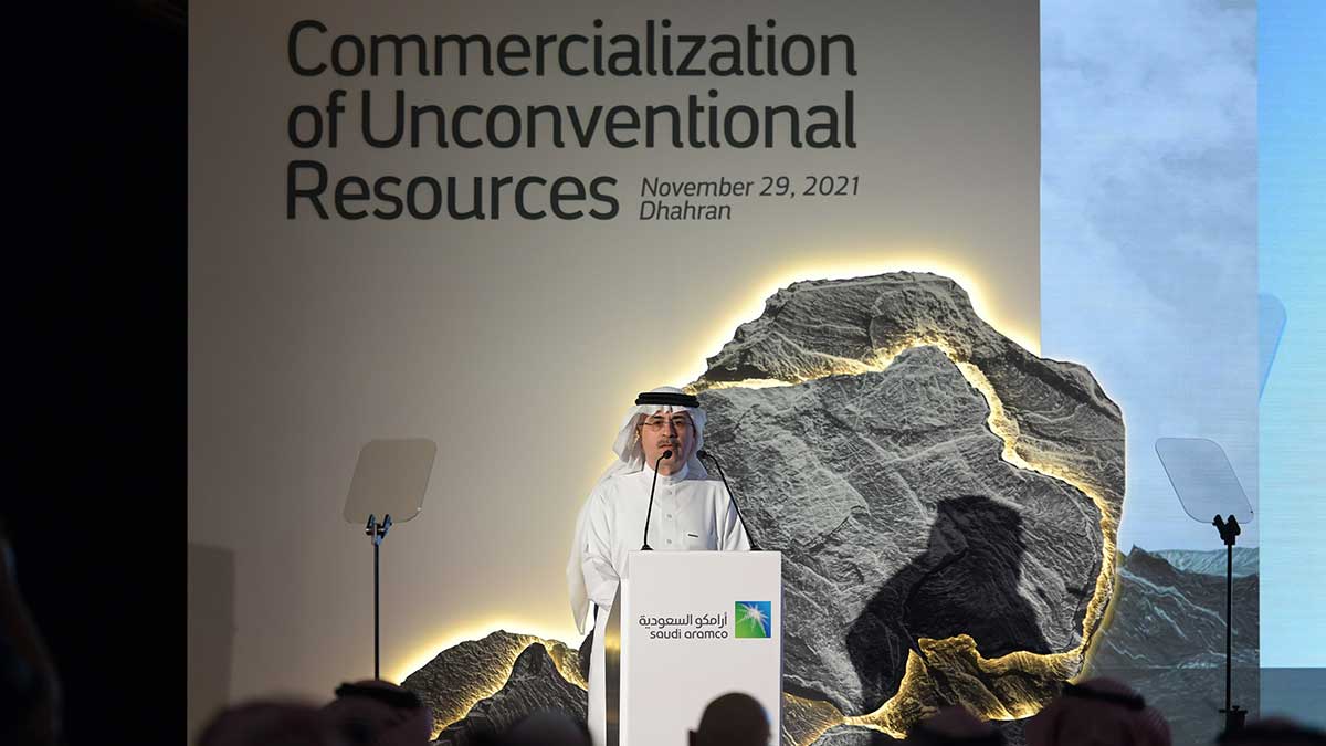 Aramco CEO Commercialization of Unconventional Resources Ceremony