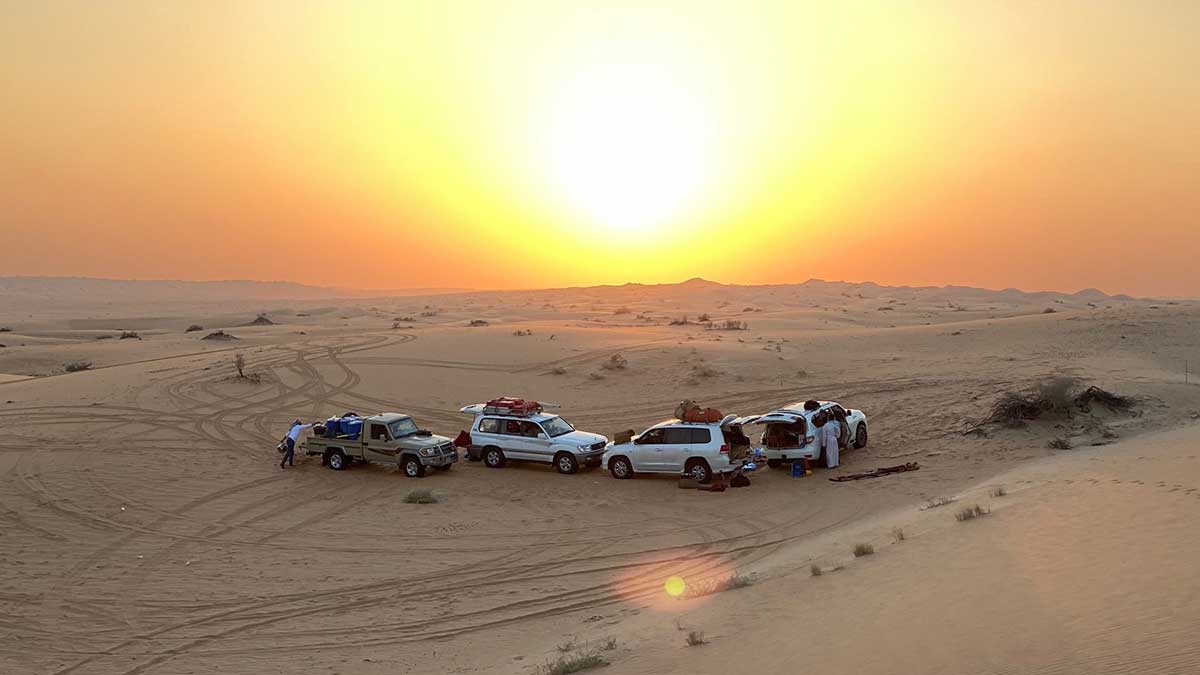 cars and sand