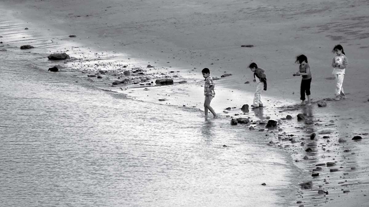 girls by the shore