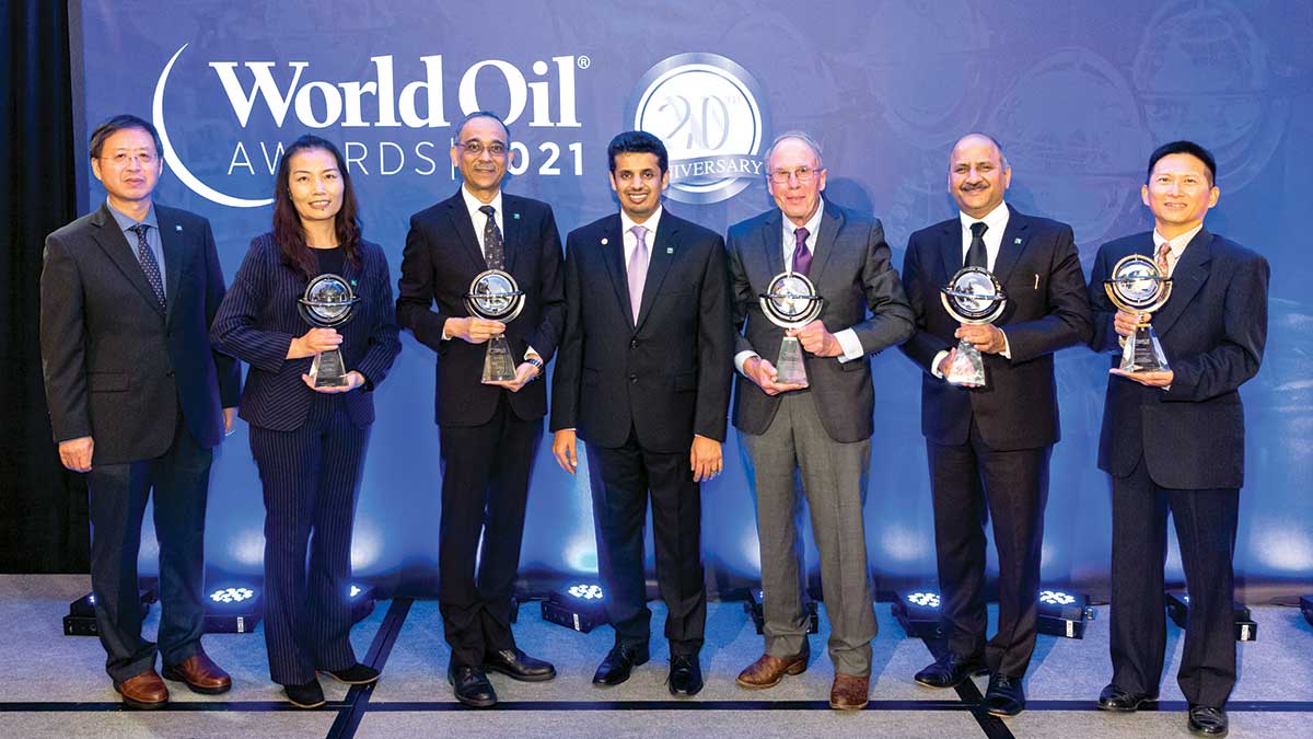 Aramco five World Oil Award winners