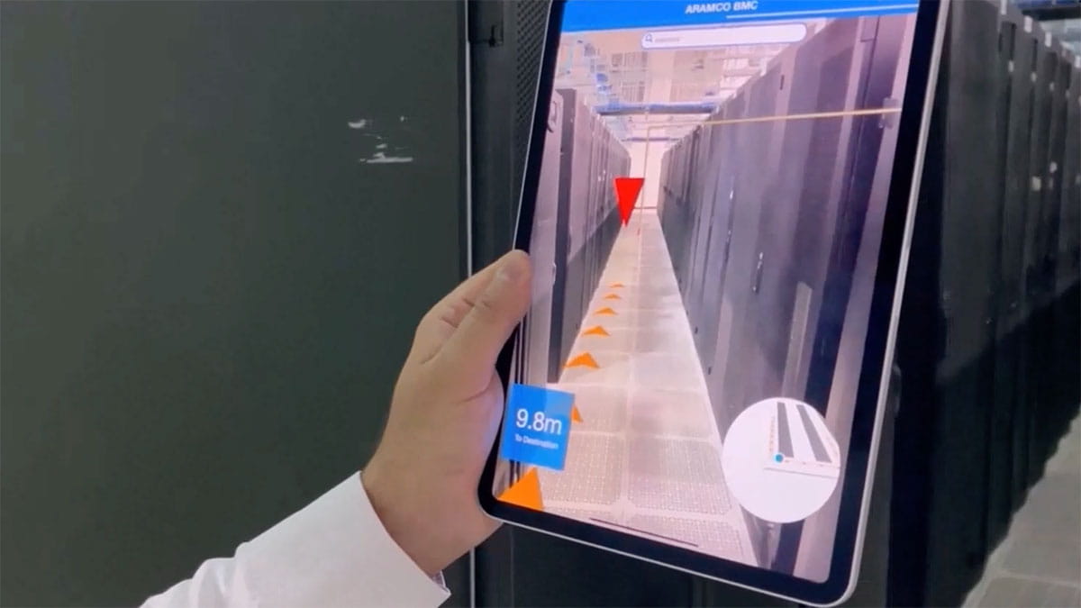 Aramco engineers develop augmented reality tool to track assets at Corporate Data Center