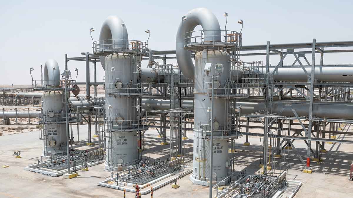 flare gas recovery Aramco hydrocarbon journey