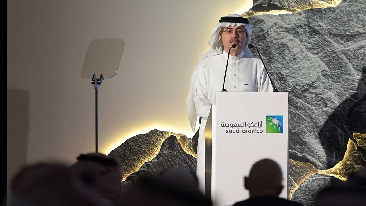 Amin Nasser at Jafurah contract award announcement ceremony unconventional resources