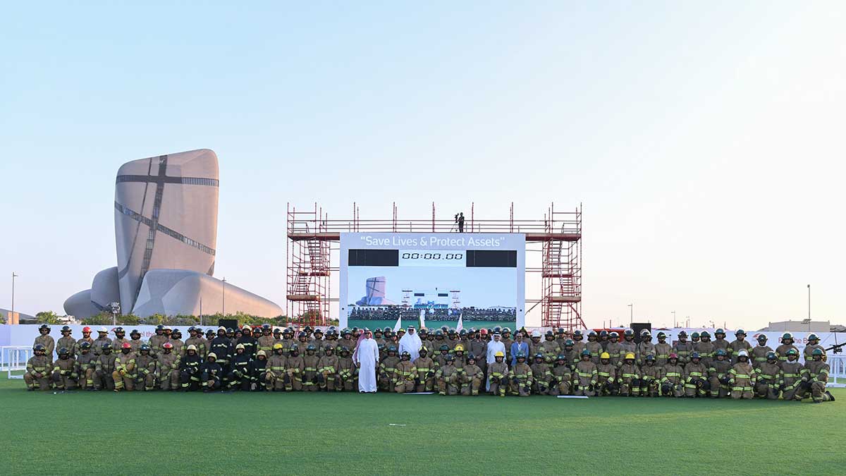 Aramco Feel the Burn Firefighter Challenge competition in Dhahran, Ithra