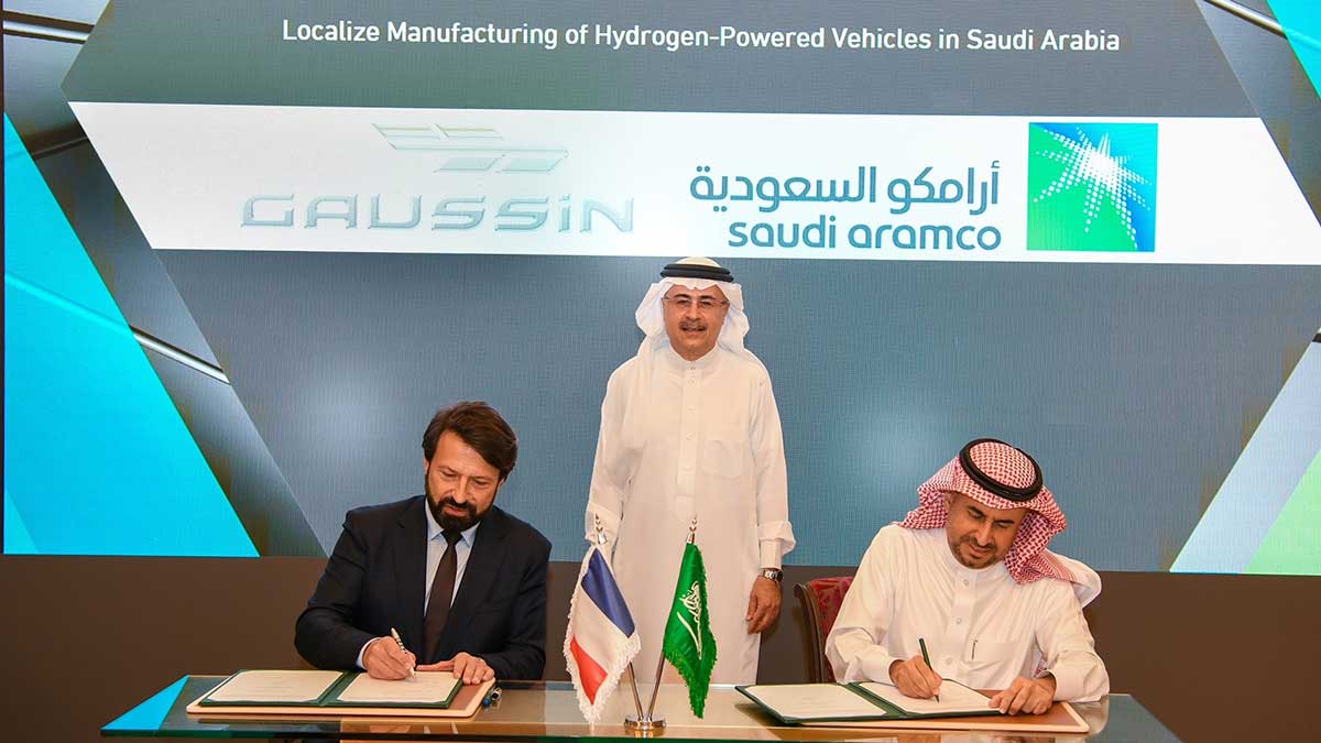 Aramco announces collaboration with French companies regarding hydrogen, business opportunities, and more
