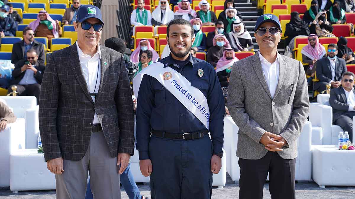 Fire Protection Department graduation in Ju'aymah