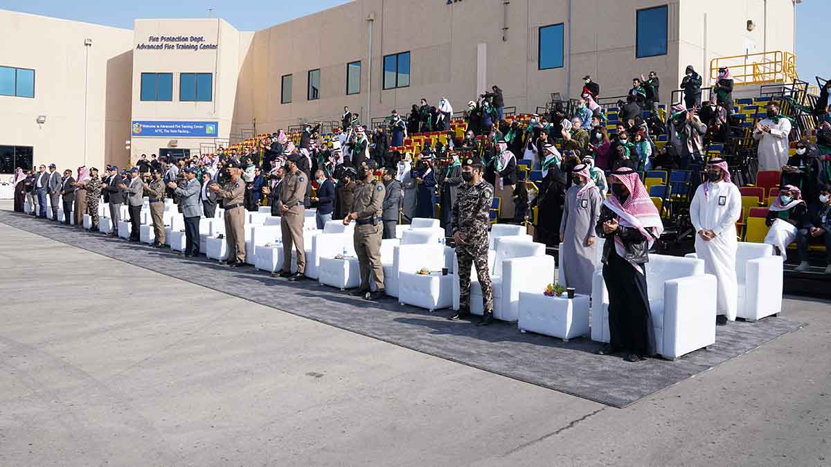 Fire Protection Department graduation in Ju'aymah