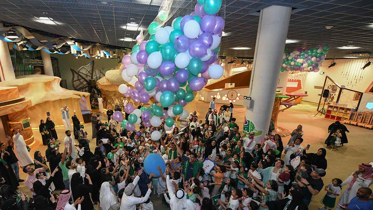 Saudi National Day Ithra celebration inside