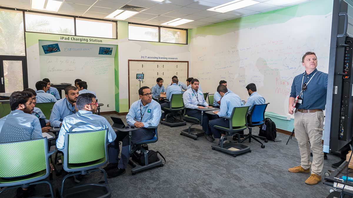 Aramco's Industrial Training Department iSpace classrooms