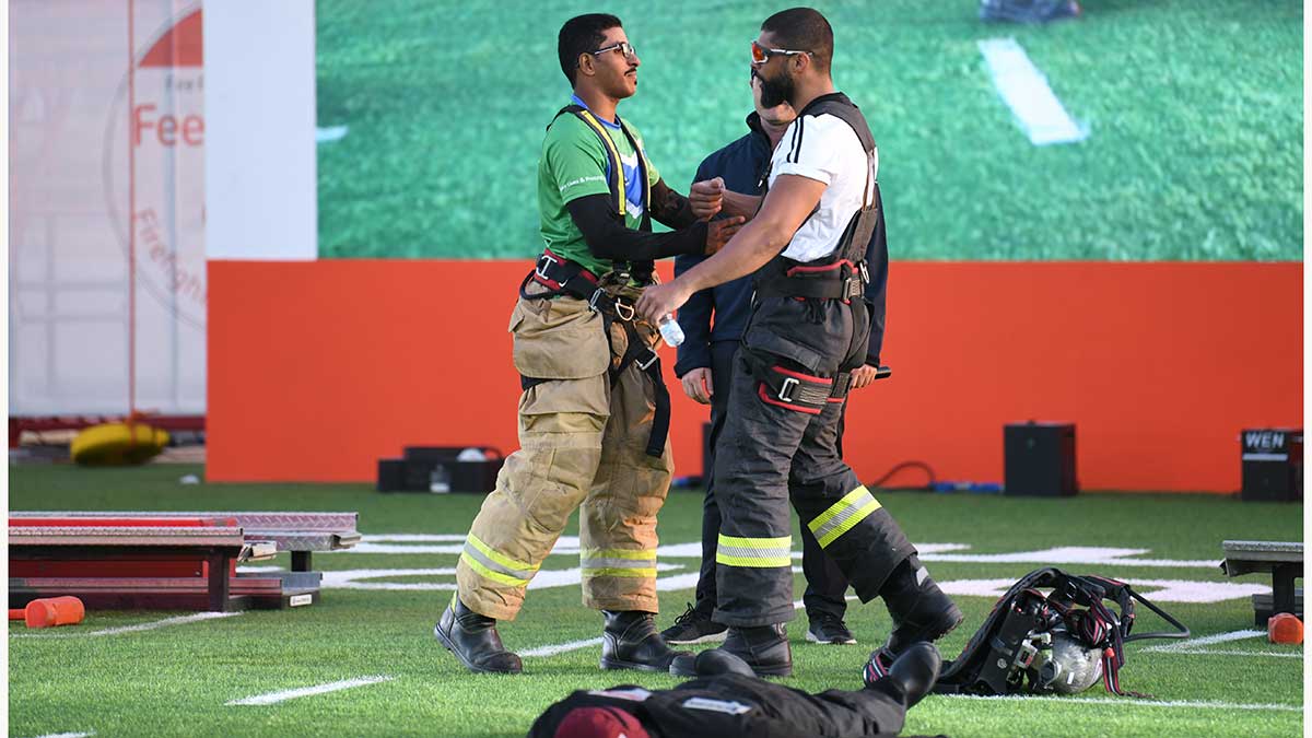 Aramco firefighter challenge preview for 2022 at Ithra