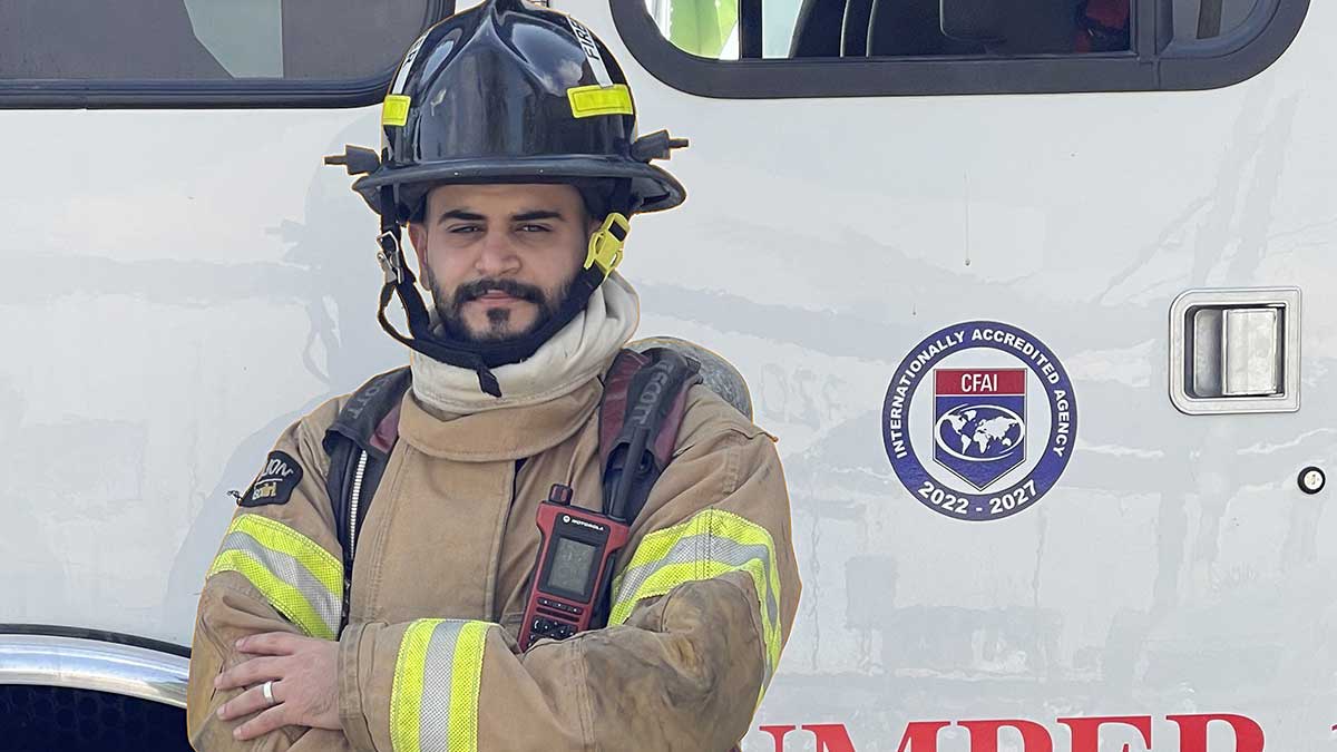 Ahmed Al Ghamdi Aramco firefighter