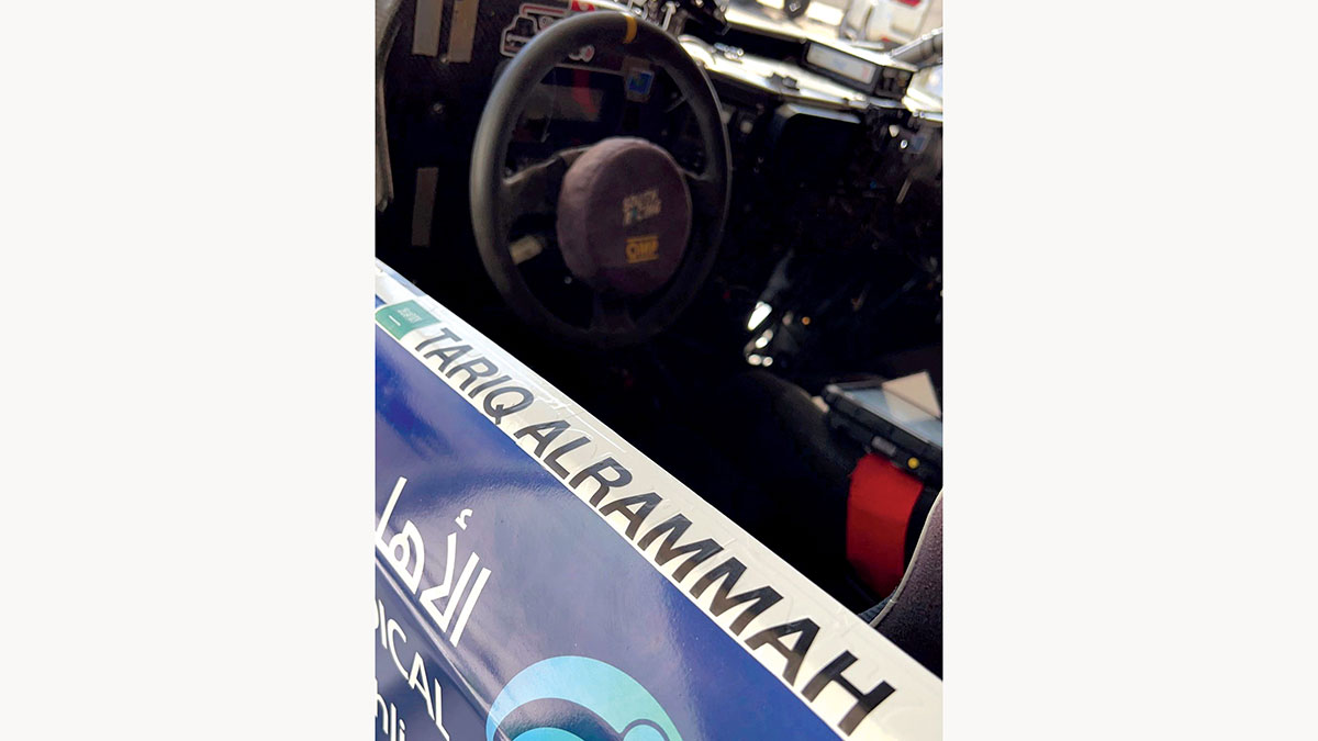 Tariq S. AlRammah's car needs to meet stringent safety rules for the Dakar Rally