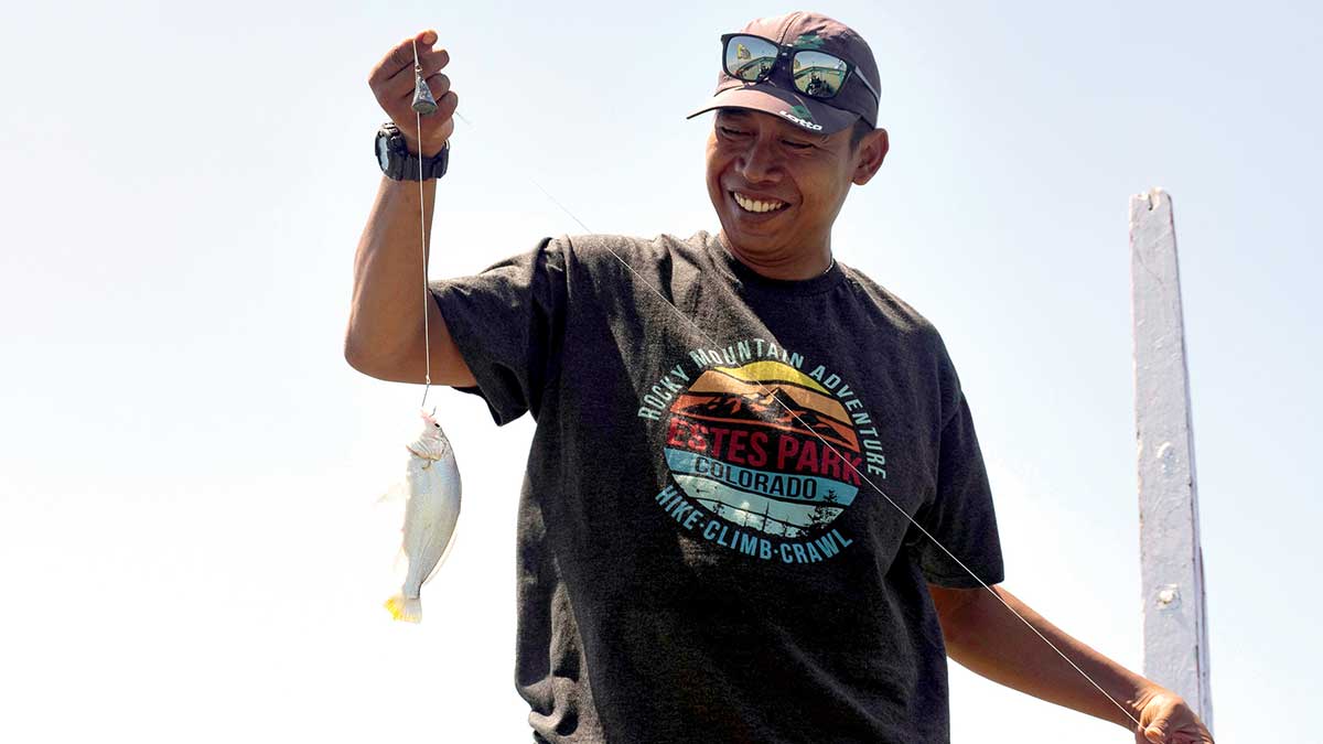 Indonesia Travel Hani gets his seabass