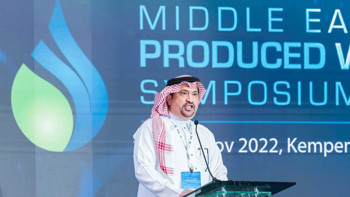 Aramco's Hani H. AlKhalifa at Produced Water Conference in al-Khobar