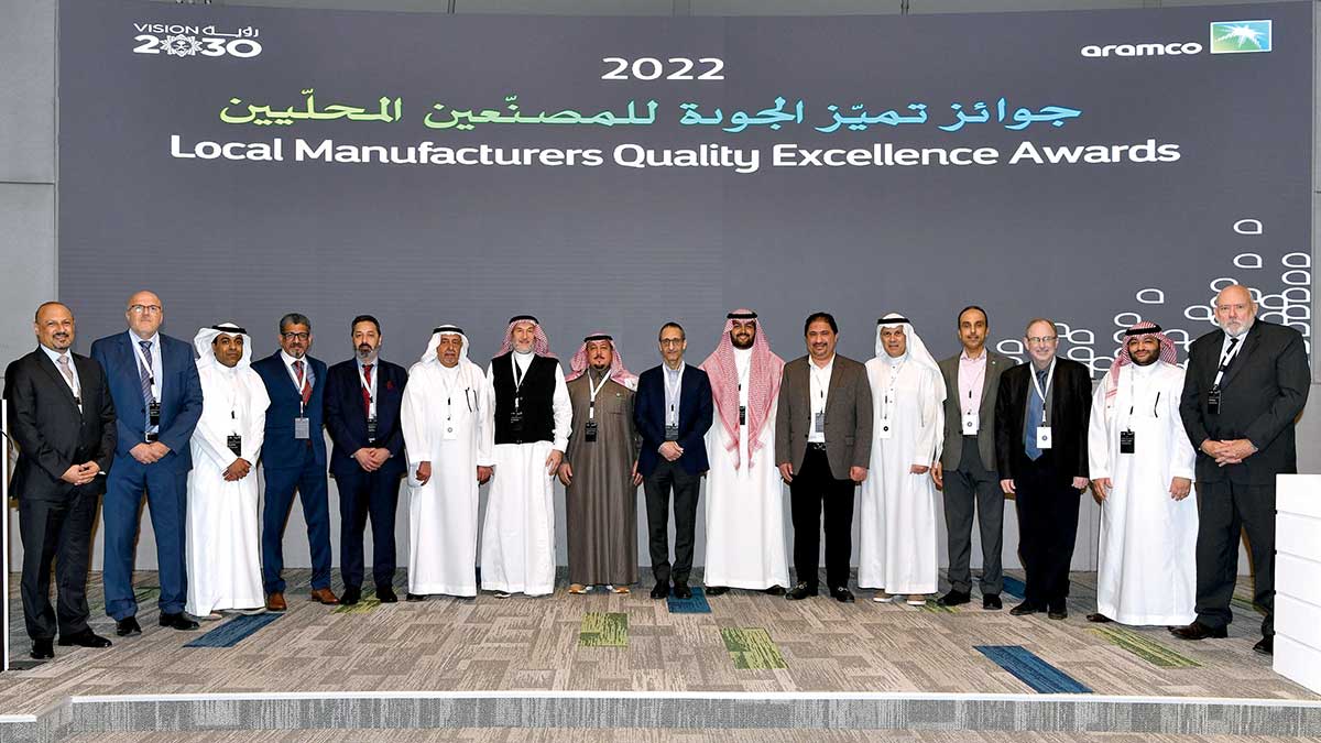 Local manufacturers quality excellence awards by Aramco