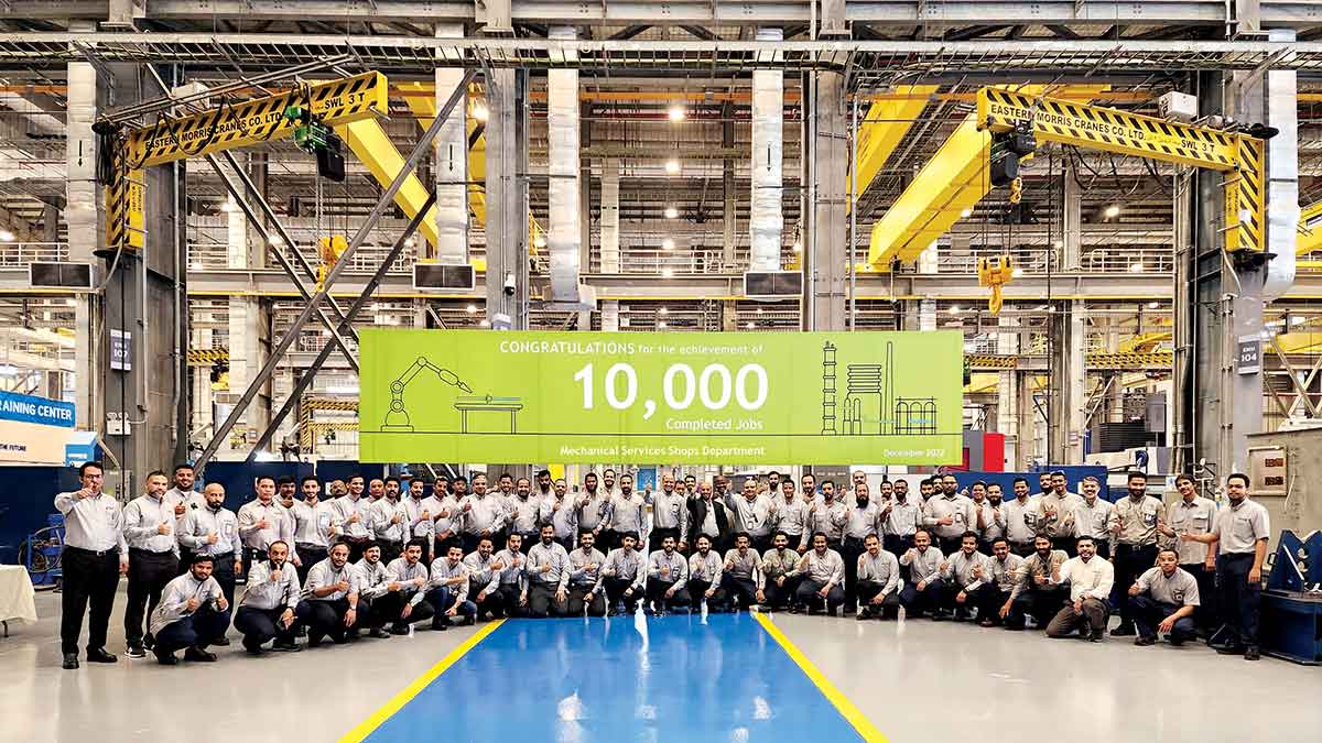 Machine Shops Services Department 10,000 jobs at Aramco