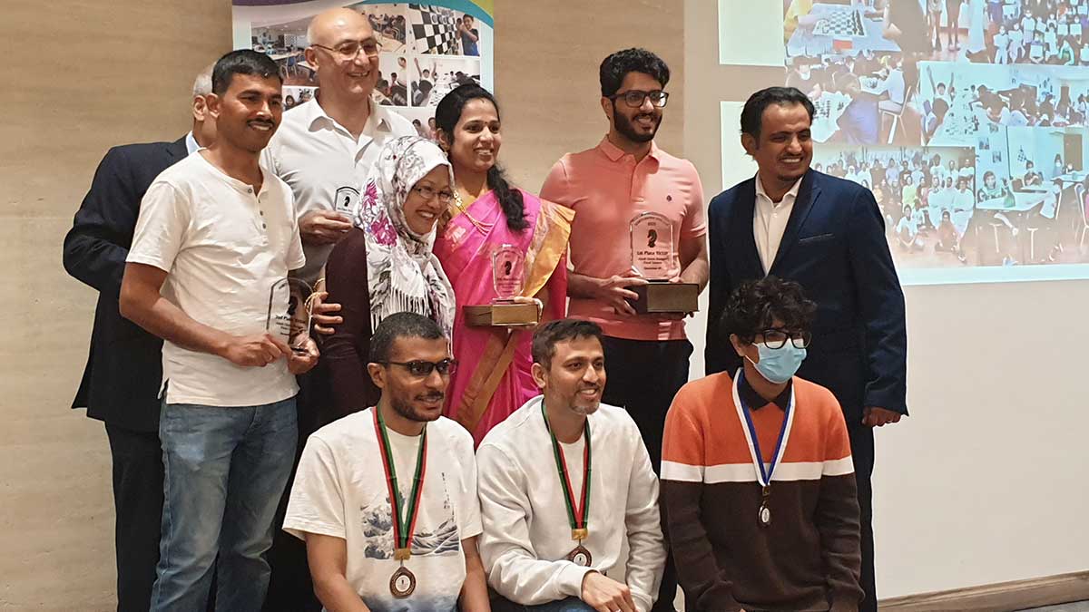 Dhahran Chess Group annual meeting and event 50th anniversary hunger games tournament winners