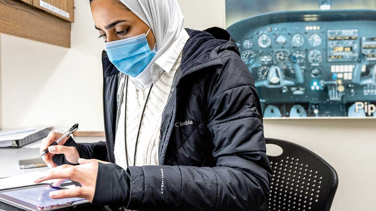 Aramco pilot Dareen A. Alsaleh