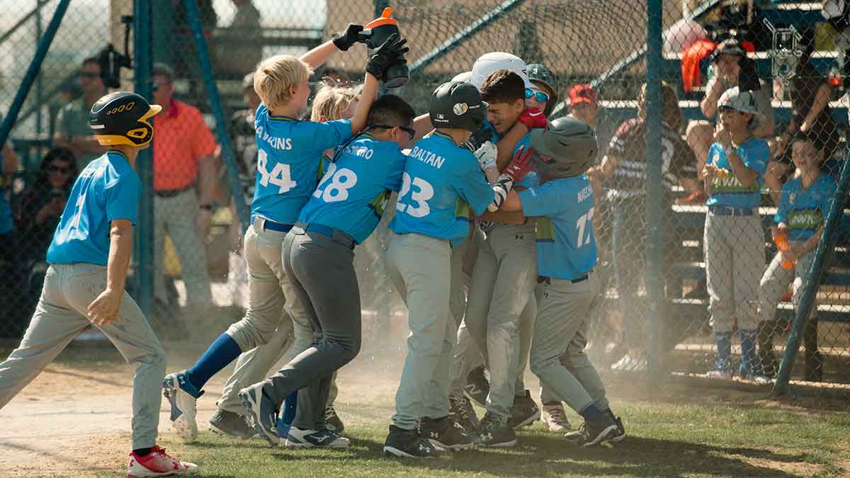 Dhahran Youth Baseball Association walk off home run at Dubai tournament 2023