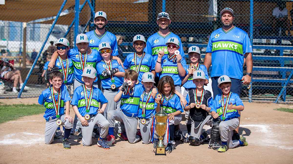 Dhahran Youth Baseball Association U8 champions at Dubai tournament 2023