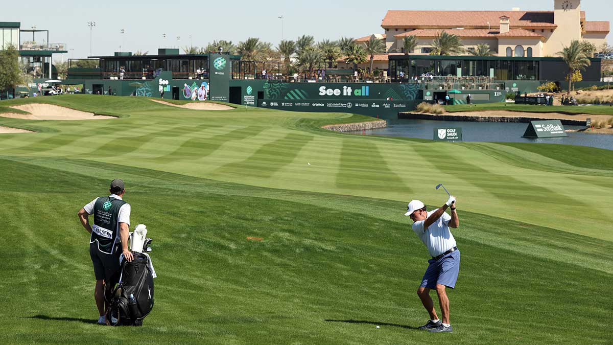 Saudi Invitational mens golf tournament 2023 Aramco Life