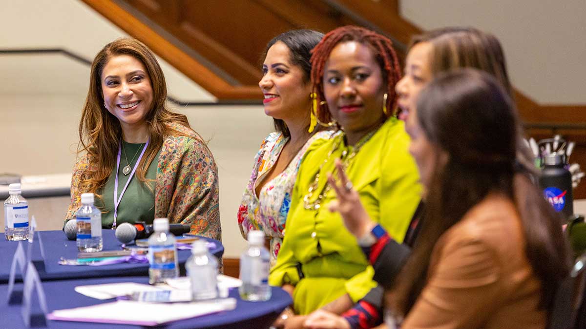 Rania Bitalgi represents Aramco at Rice Women in Leadership Conference