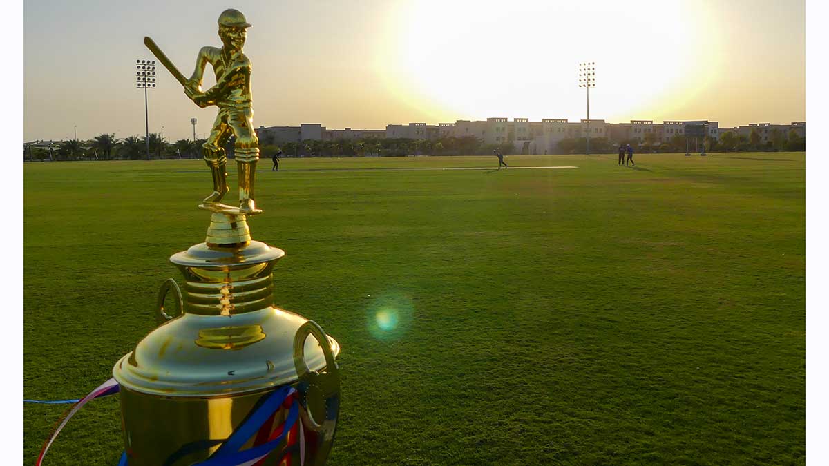 Trophy for the Dhahran Cricket Invitational tournament 2023