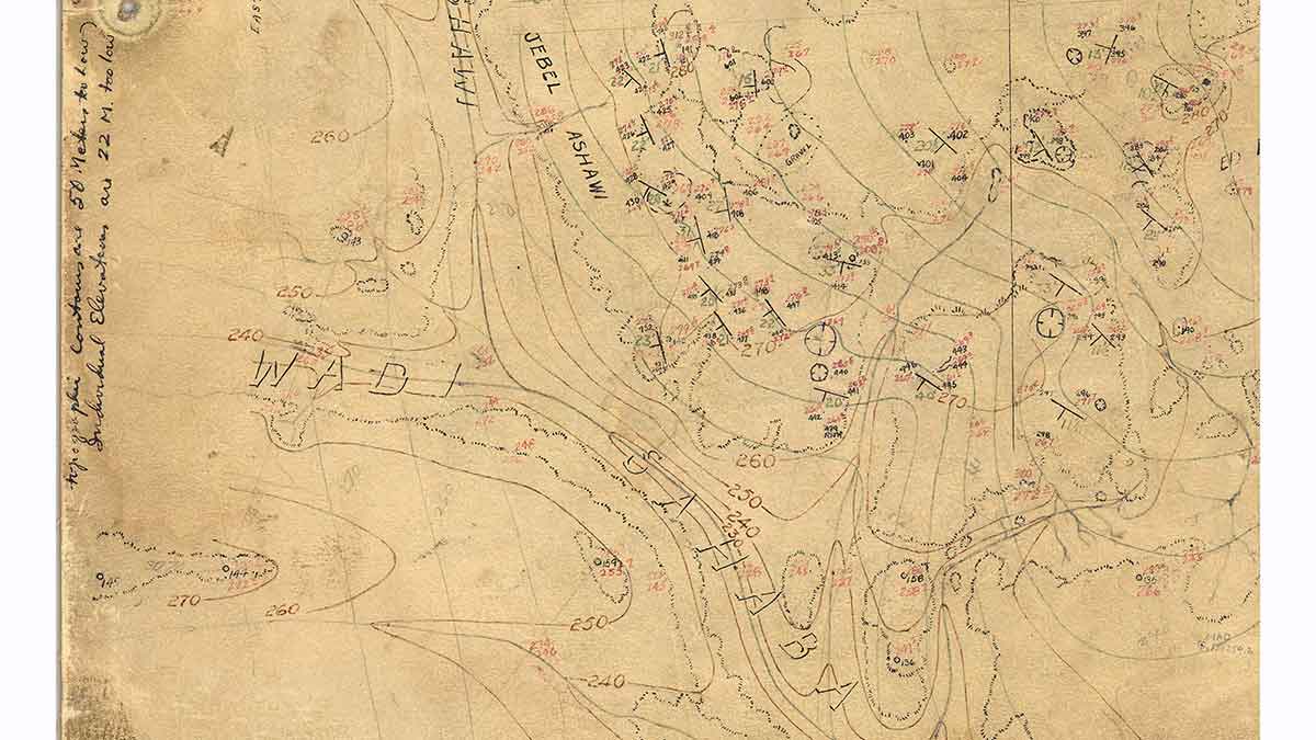 early map of Ghawar field