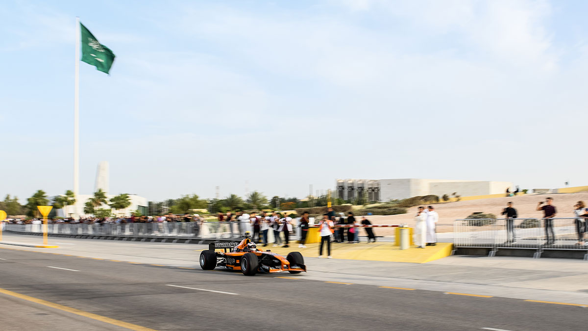 F1 vehicle speeds by F1 in Schools in Dhahran 2023