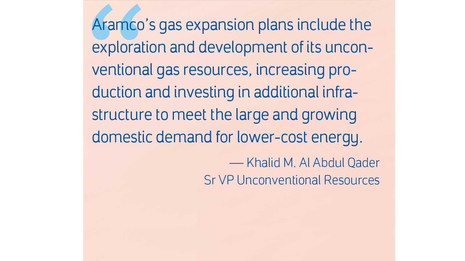 khalid-m-al-abdul-qader-quote gas strategy