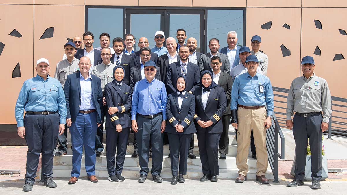 Dhahran EMSR airline transition team recognized