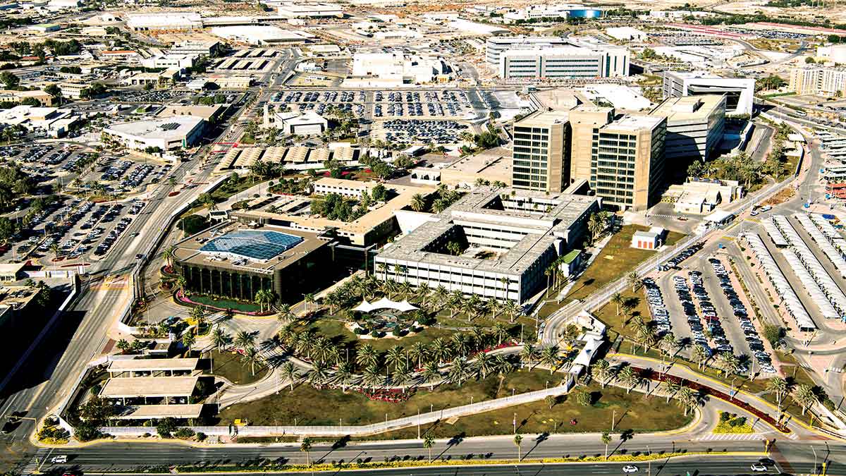 Aramco headquarters in Dhahran