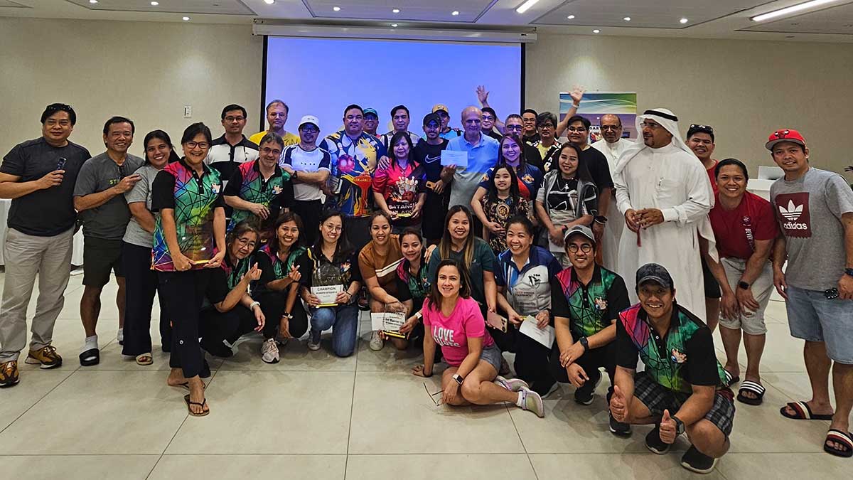 Saudi Aramco Ras Tanura Bowling Association invitational bowlers and association members