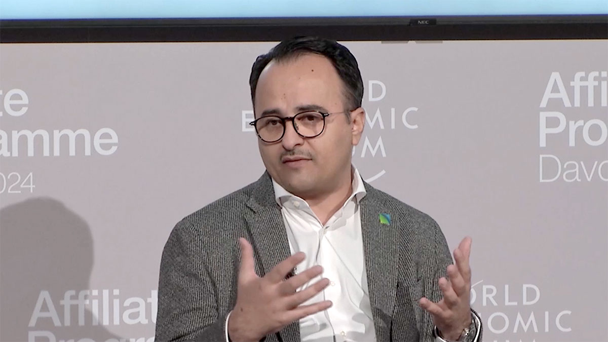 VIDEO WEF 2024 energy transition Fahad Al Dhubaib Aramco Life