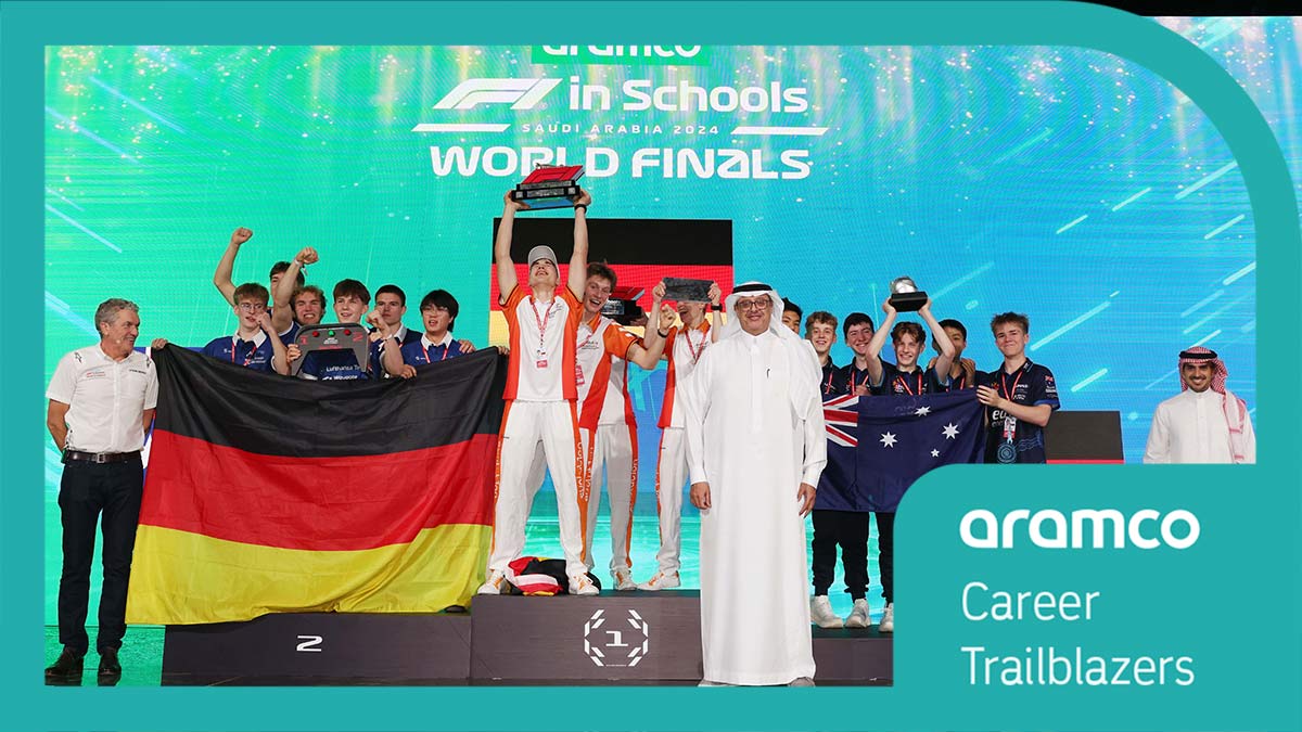 Team ‘evolut1on’ from Germany announced as Aramco F1 in Schools 2024 World Champions