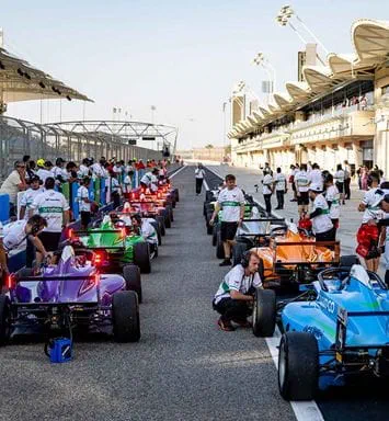 Formula 4 motor racing returns with a roar